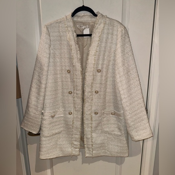 Cleo Tweed Blazer Size XL - Picture 1 of 8